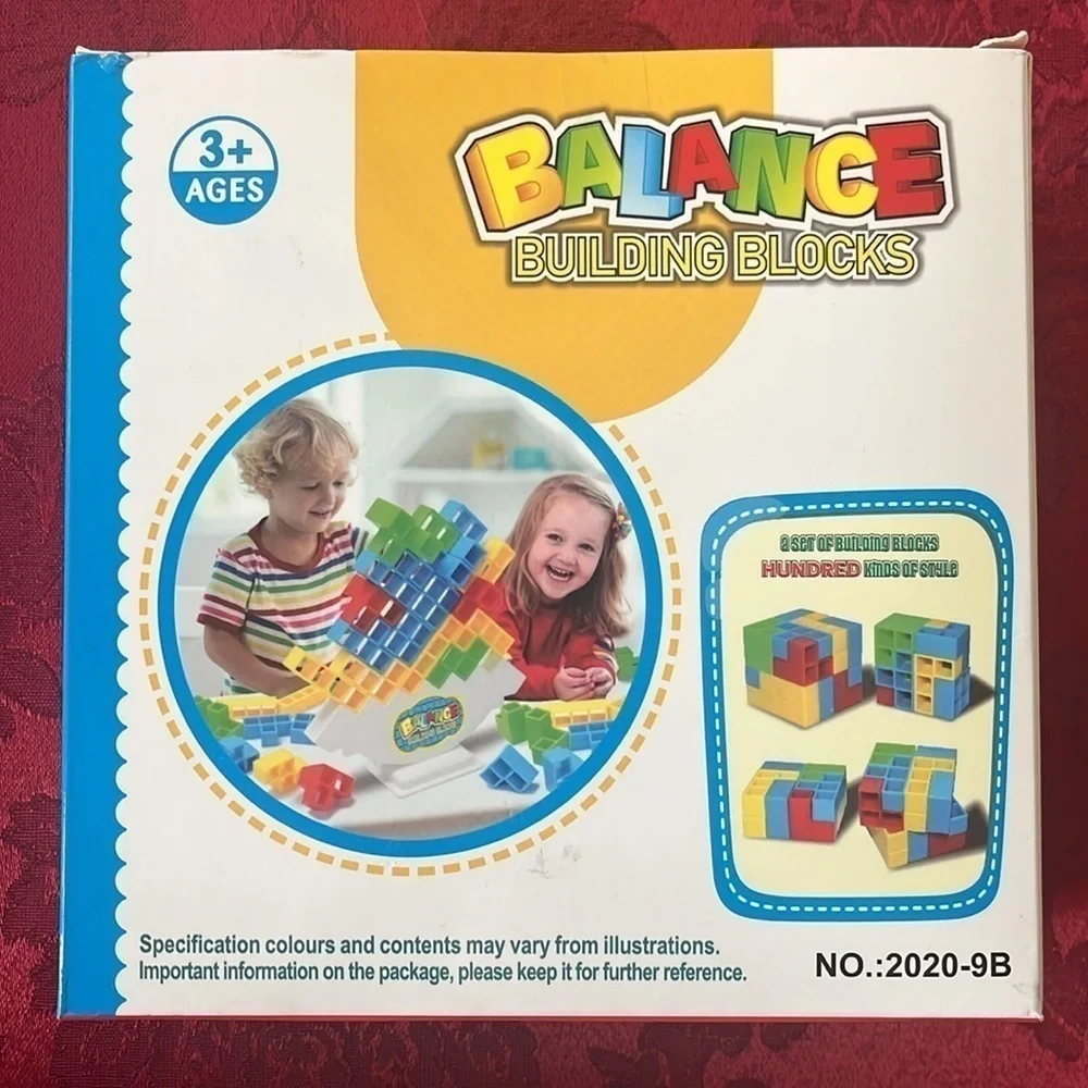 Brand New 48-Piece Kids Tetra Tower Game Balance Stacking Building Blocks Toy